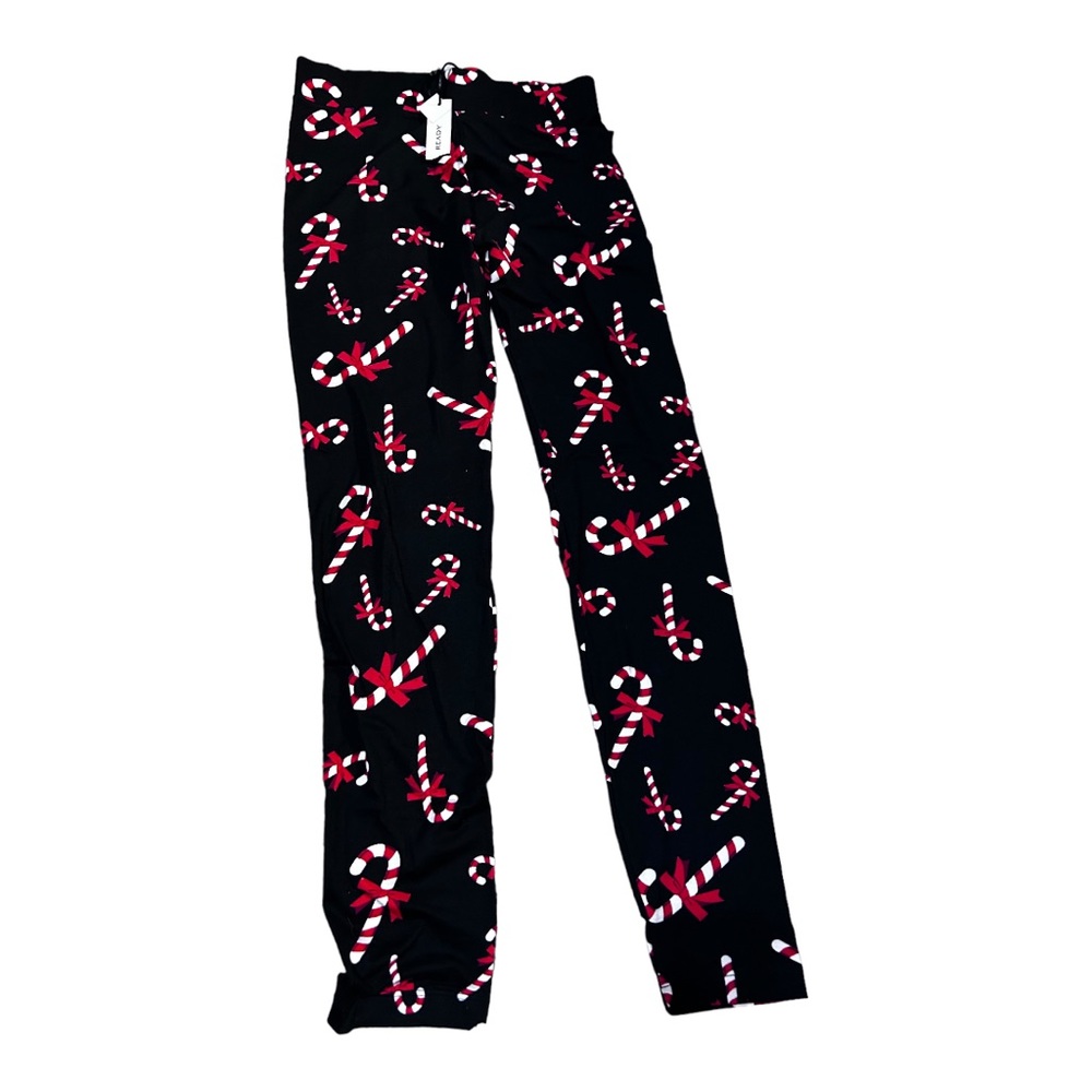 Runway Ready NWT soft candy cane leggings size Small